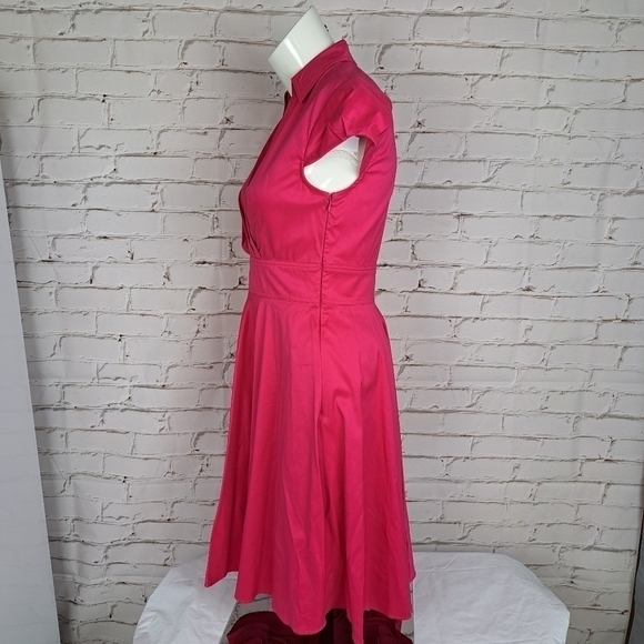 Betsey Johnson Cosmopolitan Hot pink dress - Picture 5 of 13